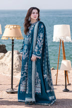 Qalamkar Sahil Embroidered Luxury Lawn Unstitched 3Pc Suit