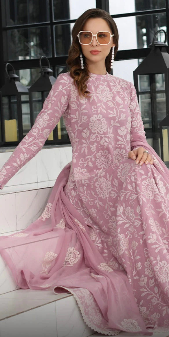 Bareez’e 3PC Embroidered Lawn Suit