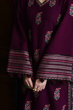 BATIK-Embroidered Lawn Unstitched 3PC with ready to wear Embroidered Khadi Net Dupatta