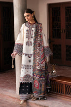 Jazmin-Heavy Embroidered Lawn Unstitched 3pc with Embroidered Trouser