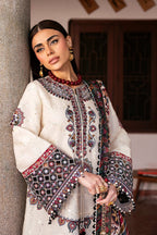 Jazmin-Heavy Embroidered Lawn Unstitched 3pc with Embroidered Trouser