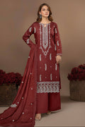 Embroidered Lawn Unstitched 3PC with Embroidered Ready to wear Dupatta