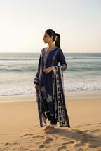 Embroidered Lawn Unstitched 3PC with Digital Printed Dupatta