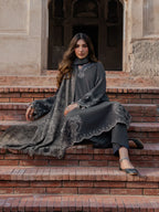 Izel-Embroidered Lawn 3PC with Digital Printed Dupatta