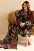 Jazmin-Embroidered Lawn Unstitched 3pc