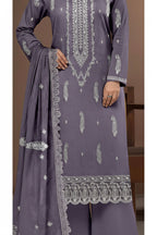 Embroidered Lawn Unstitched 3PC with Embroidered Ready to wear Dupatta