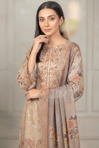 Embroidered Digital Printed Lawn Unstitched 3pc with Ready to wear Bana Dora Voil Dupatta