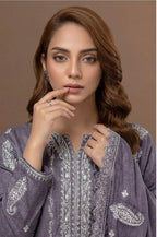 Embroidered Lawn Unstitched 3PC with Embroidered Ready to wear Dupatta