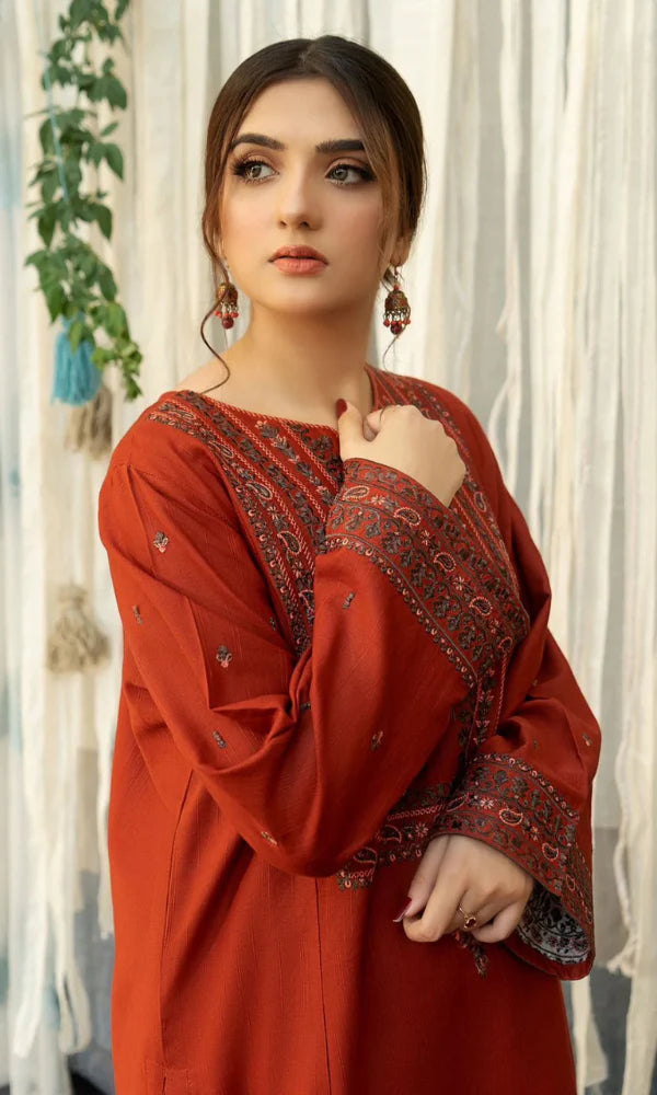 URGE-Embroidered Lawn Unstitched 3PC with Embroidered Trouser