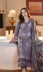 3 Piece - Unstitched Fully Embroidered Lawn Fabric