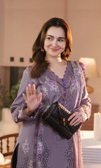 3 Piece - Unstitched Fully Embroidered Lawn Fabric